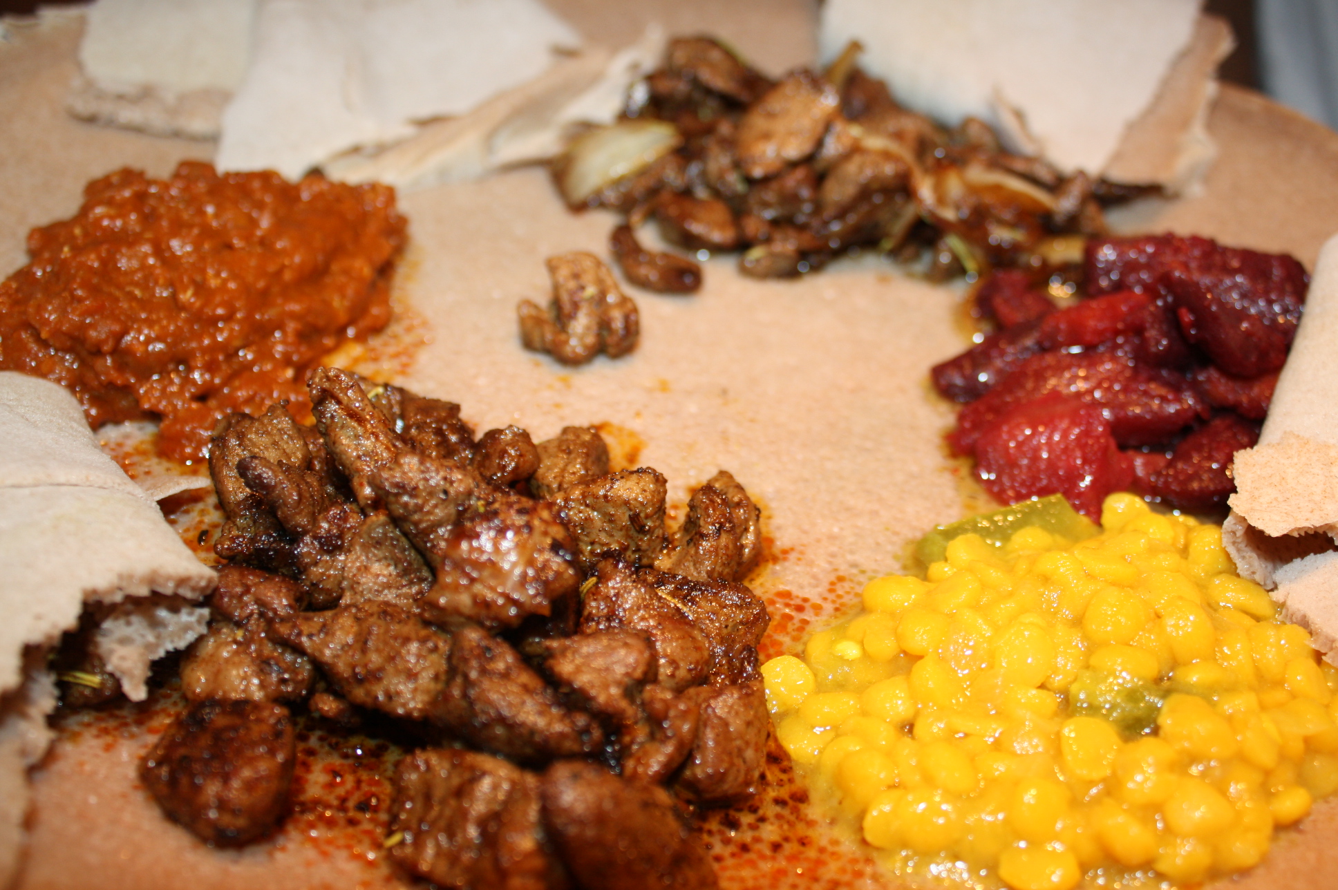 የስጋ ጥብስ | YeSiGa TiBs (Beef) @ Benyam Ethiopian Cuisine